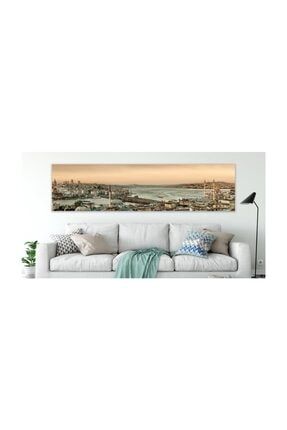 Panoramik Istanbul Manzara Kanvas Tablo HTK920