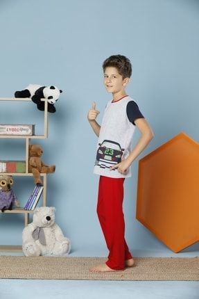 Bugs Bunny Lisansli Lacivert Erkek Cocuk Pijama Takimi Trendyol