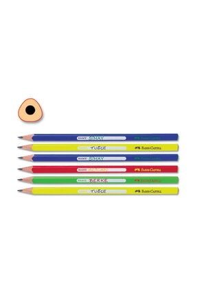 Üçgen Kurşun Kalem 6 Lı Paket KRTKLB-F5244316000