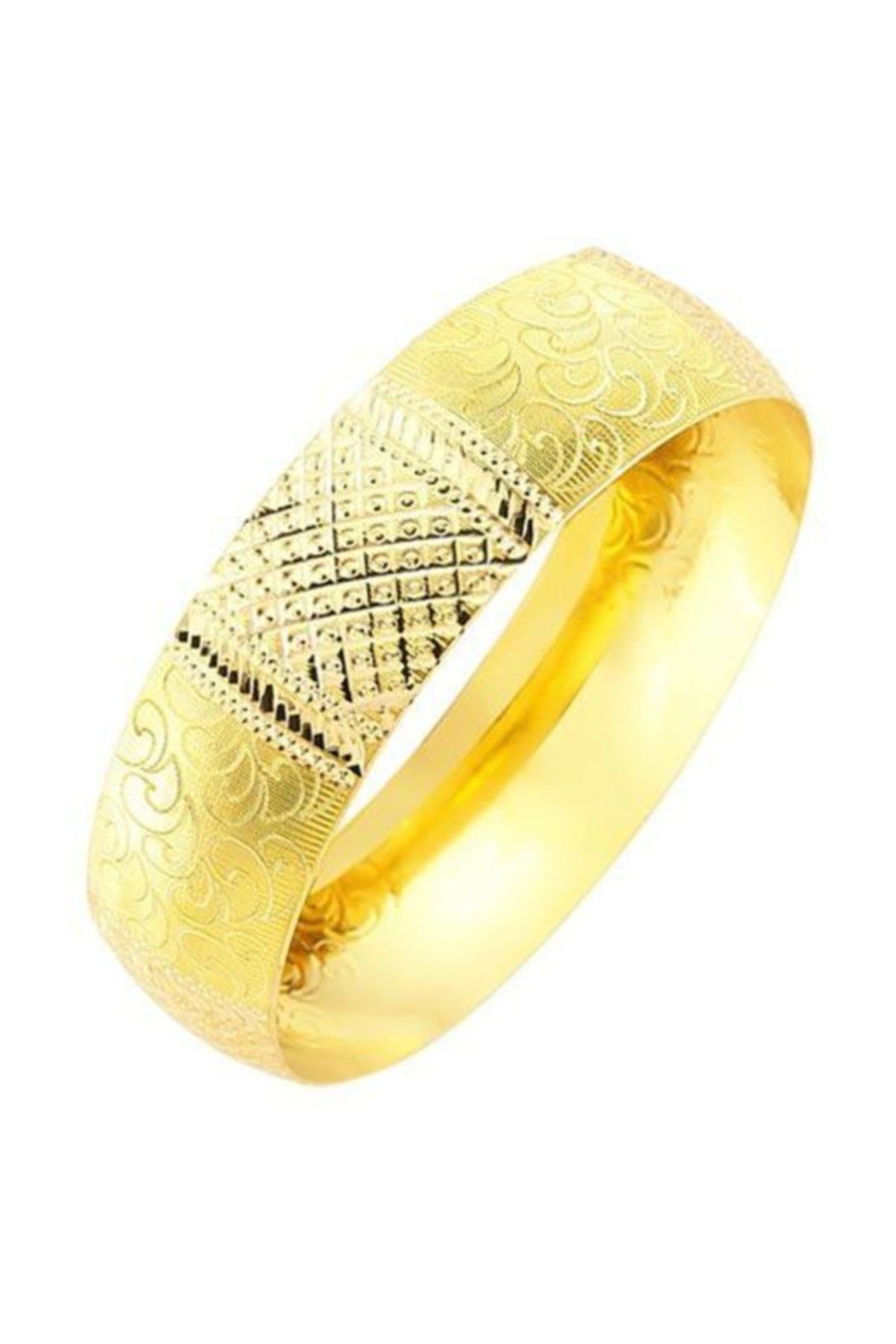 Bilezik 30,00 Gram Mega Kristal Model 22 Ayar Altın