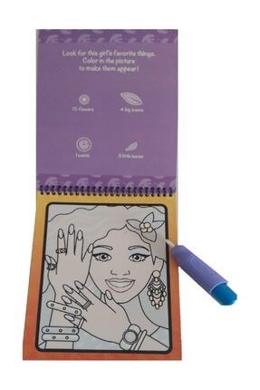 Deembro Sihirli Su Ile Boyama Kitabi Meyveler 18 Cm 22 Cm Trendyol