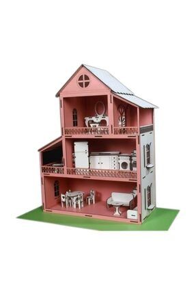 Woodylife Ahsap Oyuncak Ev Portatif Bebek Evi Lol Bebek Barbie Uyumlu Woodylife Trendyol