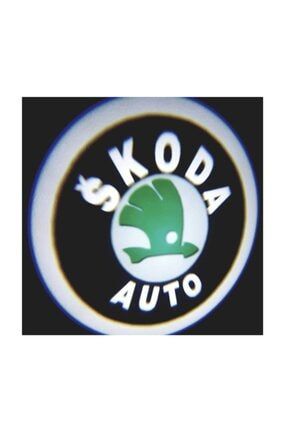 Femex Mesafe Sensorlu Pilli Yapistirmali Kapi Alti Led Logo Skoda Trendyol