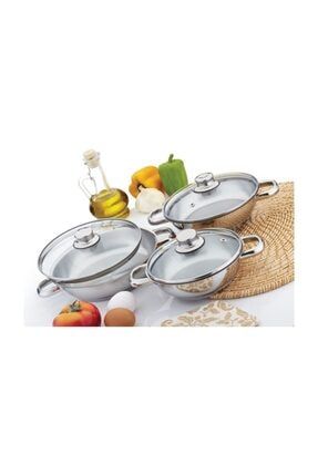 Gulsan 3lu Celik Omlet Set 6 Parca Trendyol
