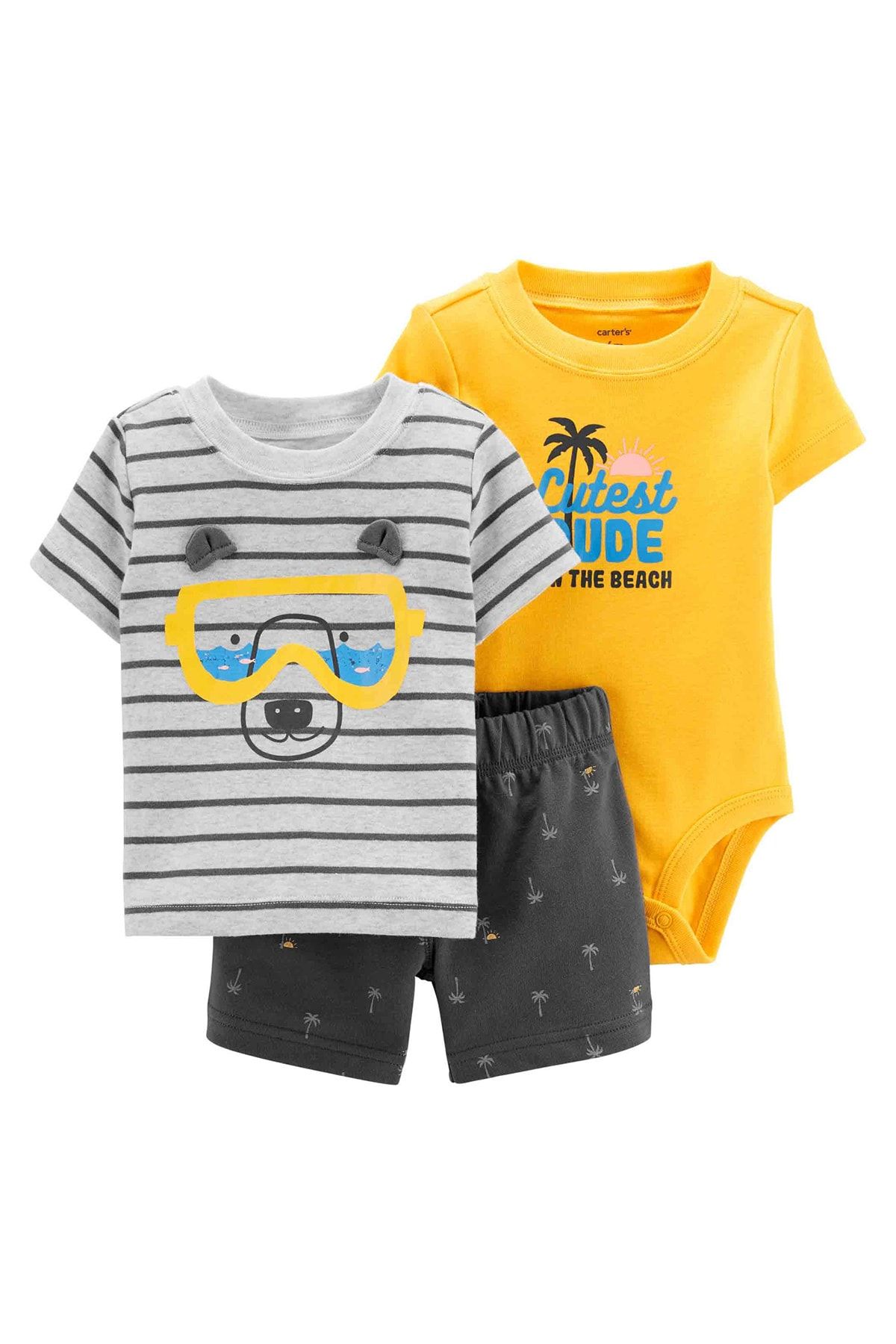 Carter S Erkek Bebek 3 Lu Set Dcs Trendyol