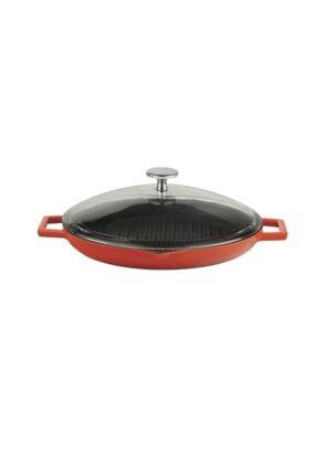 Lava Dokum Izgara Tava Metal Sapli 26x32 Cm Kirmizi Trendyol