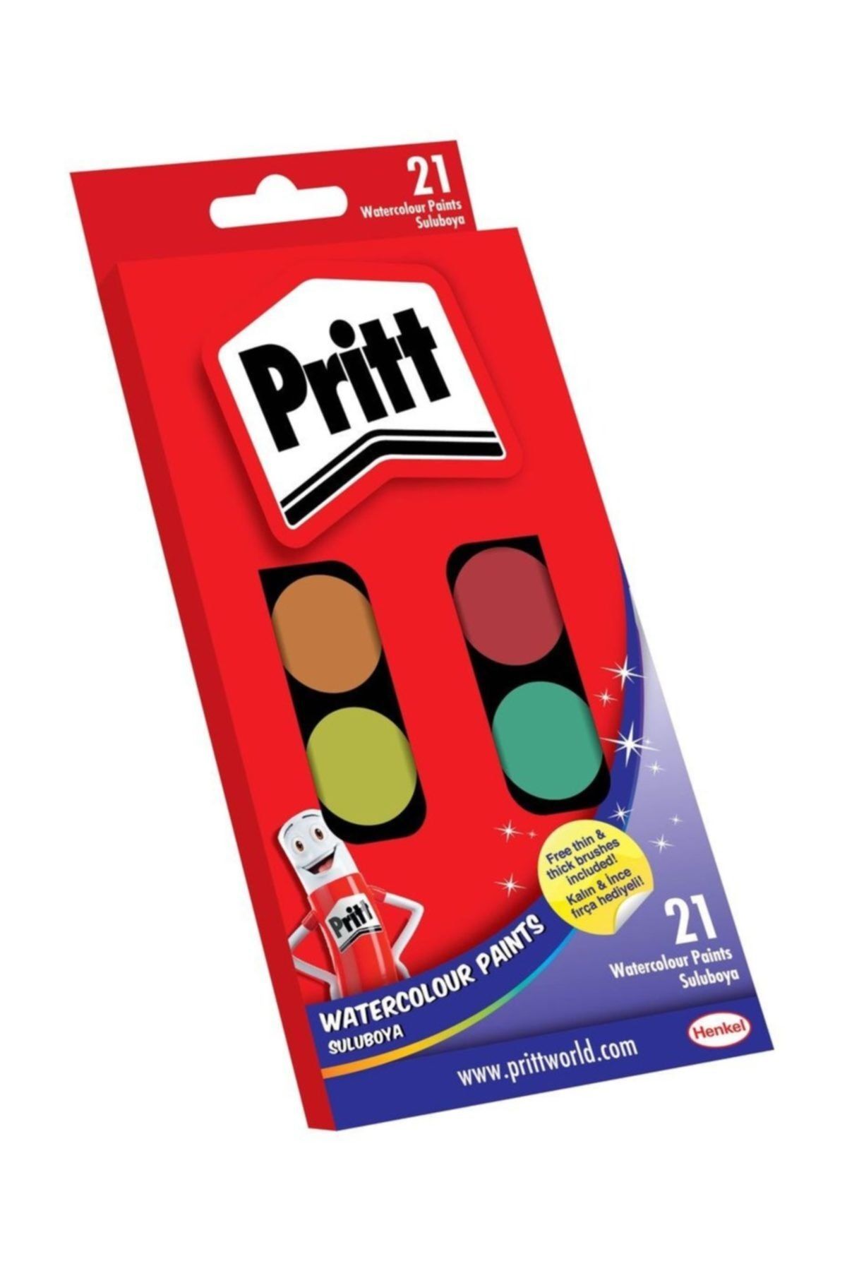 Акварель Pritt, 21 цвет PRA-488343-4131