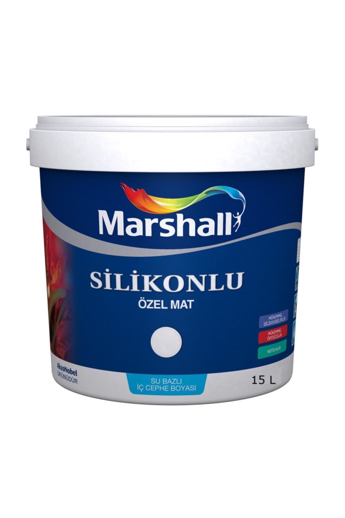 Marshall Silikonlu Ozel Mat Duvar Boyasi 15 Lt 20 Kg Kum Beji Trendyol