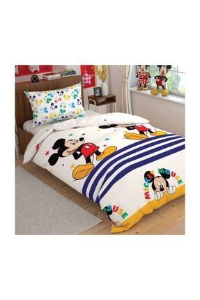 Tac Mickey Mouse Disney Tek Kisilik Lisansli Nevresim Seti 2 Parca Fiyati Yorumlari Trendyol