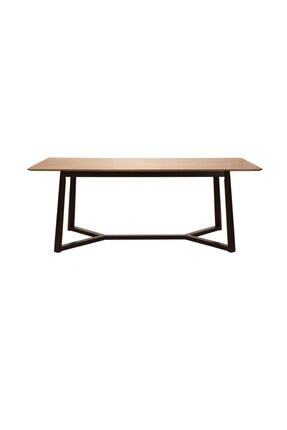 Tmall Home Design Metal Ayakli Ahsap Eskitme Masa 77x182 Cm Trendyol