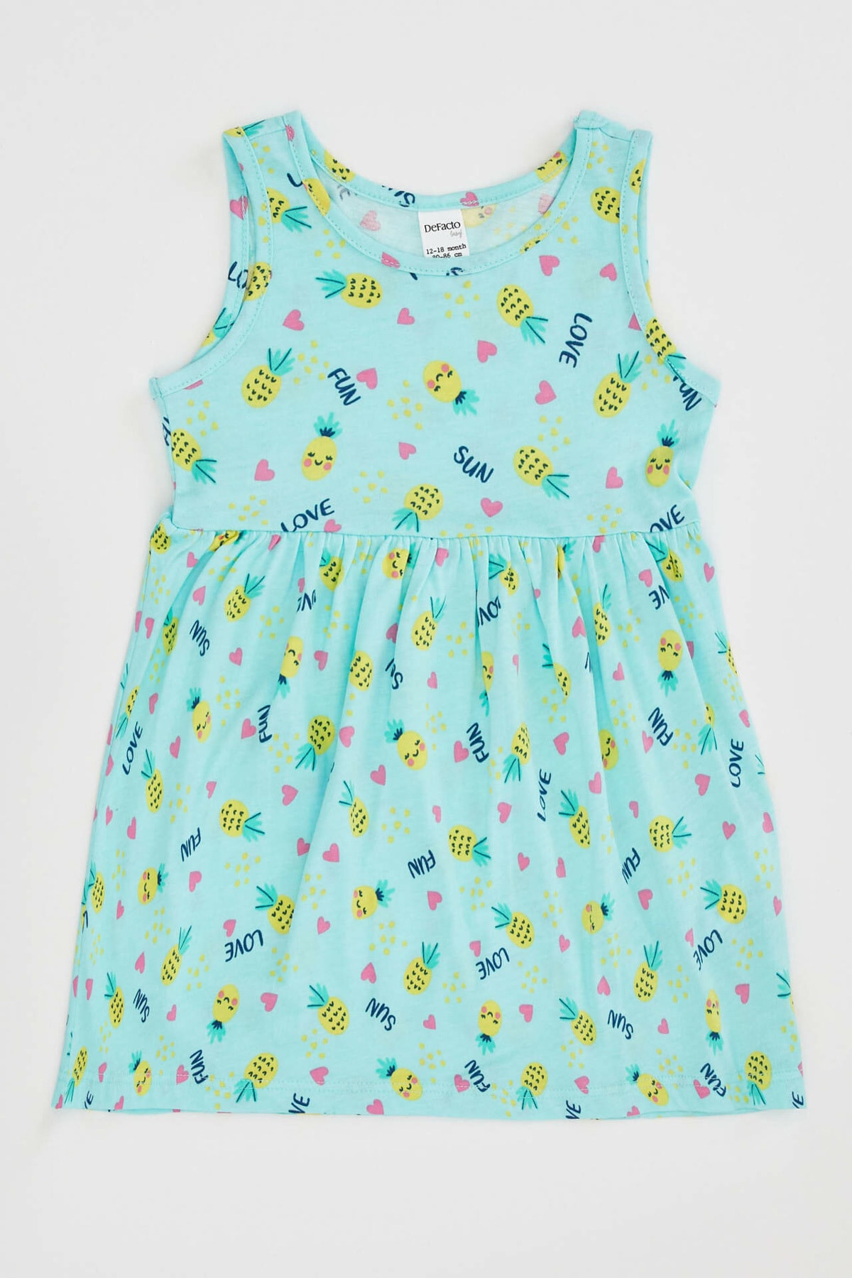 Defacto Kız Bebek Ananas Baskılı Kolsuz Elbise Fiyatı Defacto Kız Bebek Ananas Baskılı Kolsuz Elbise Fiyatı