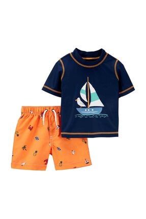 Carter S Erkek Bebek Gunes Koruyucu Mayo Tulum Trendyol