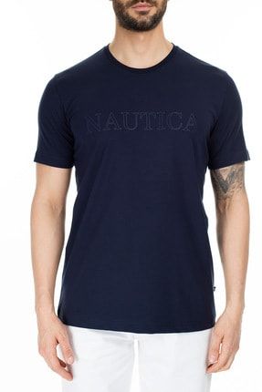 Nautica Erkek V Yaka T Shirt V01001t 0tb Trendyol