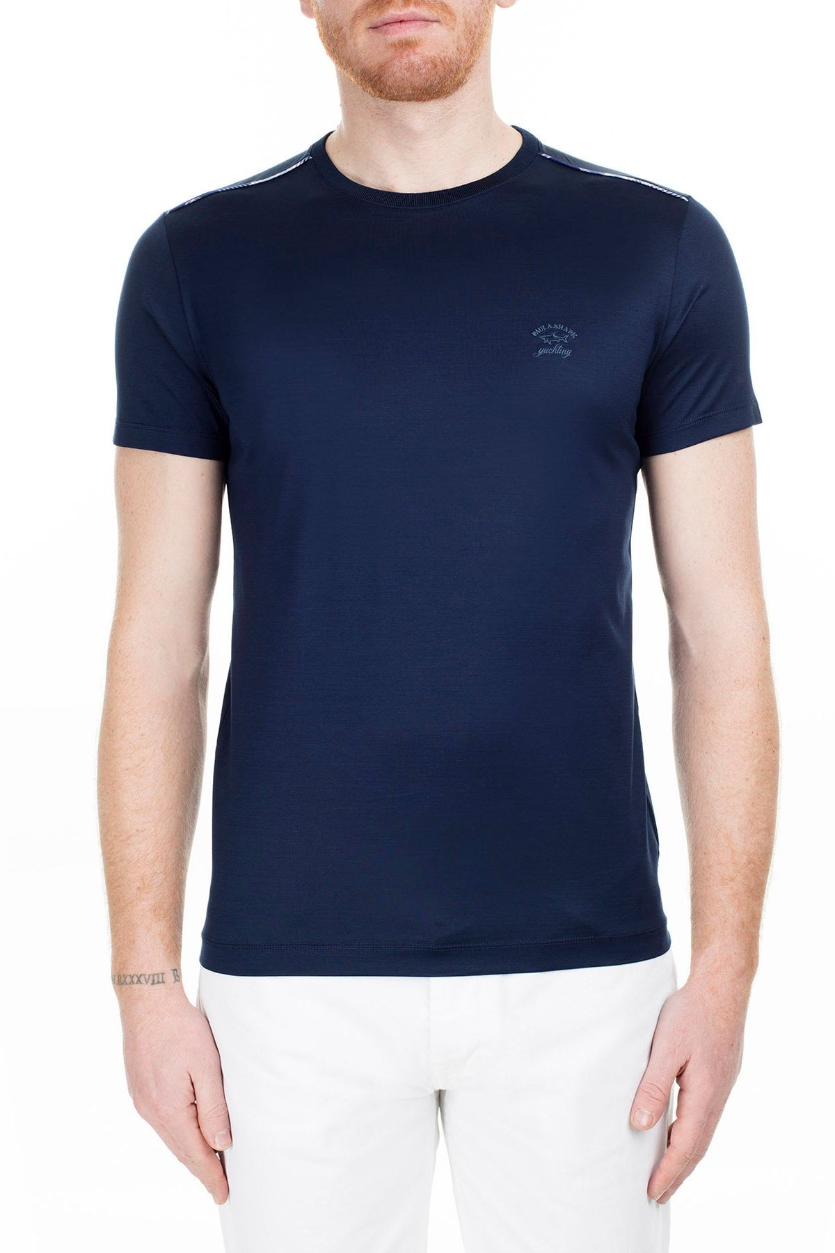Paul Shark Paul Shark T Shirt Erkek T Shirt E18p1086sf 013 Trendyol