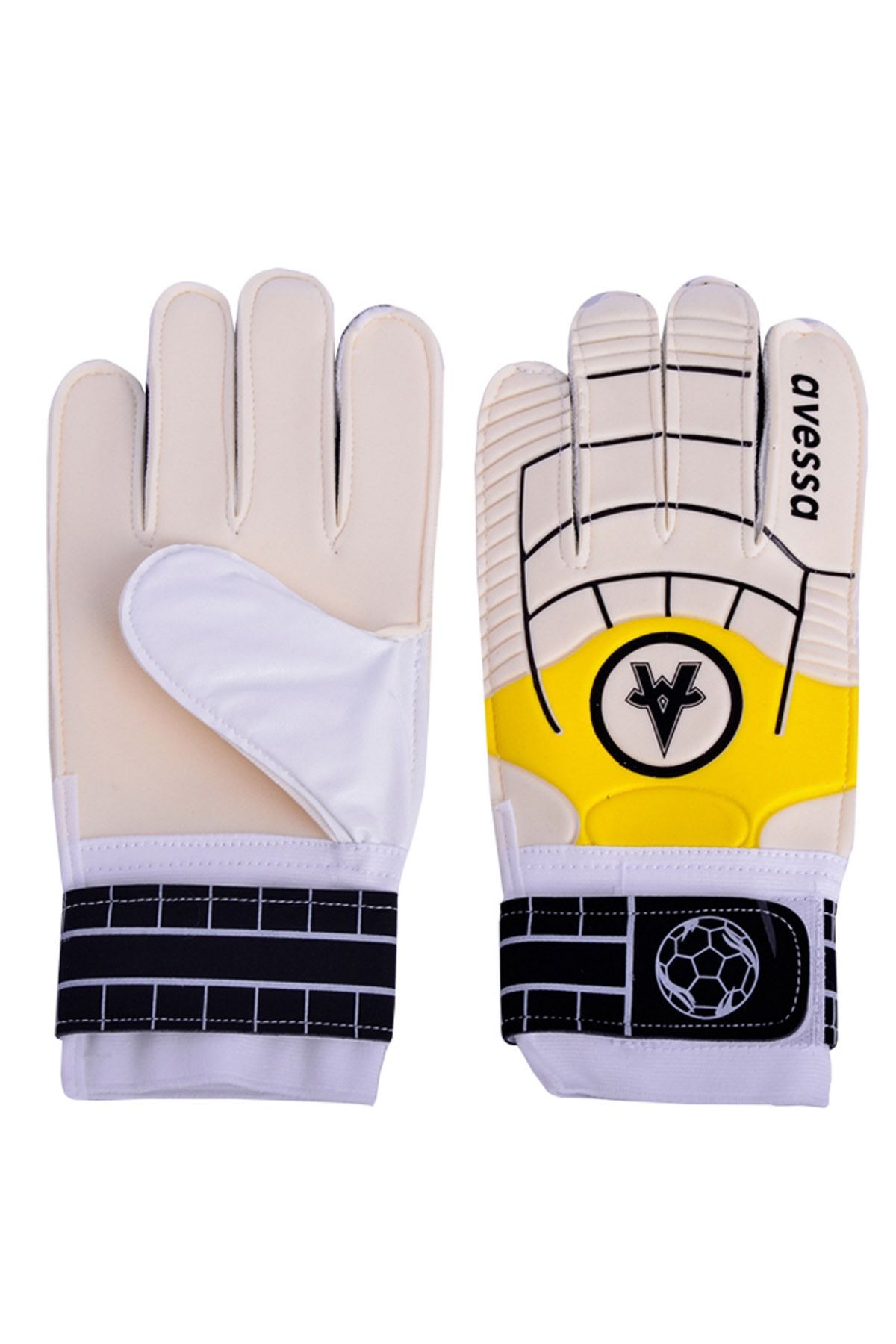 AVESSA-Goalie Gloves No7 Yellow 2
