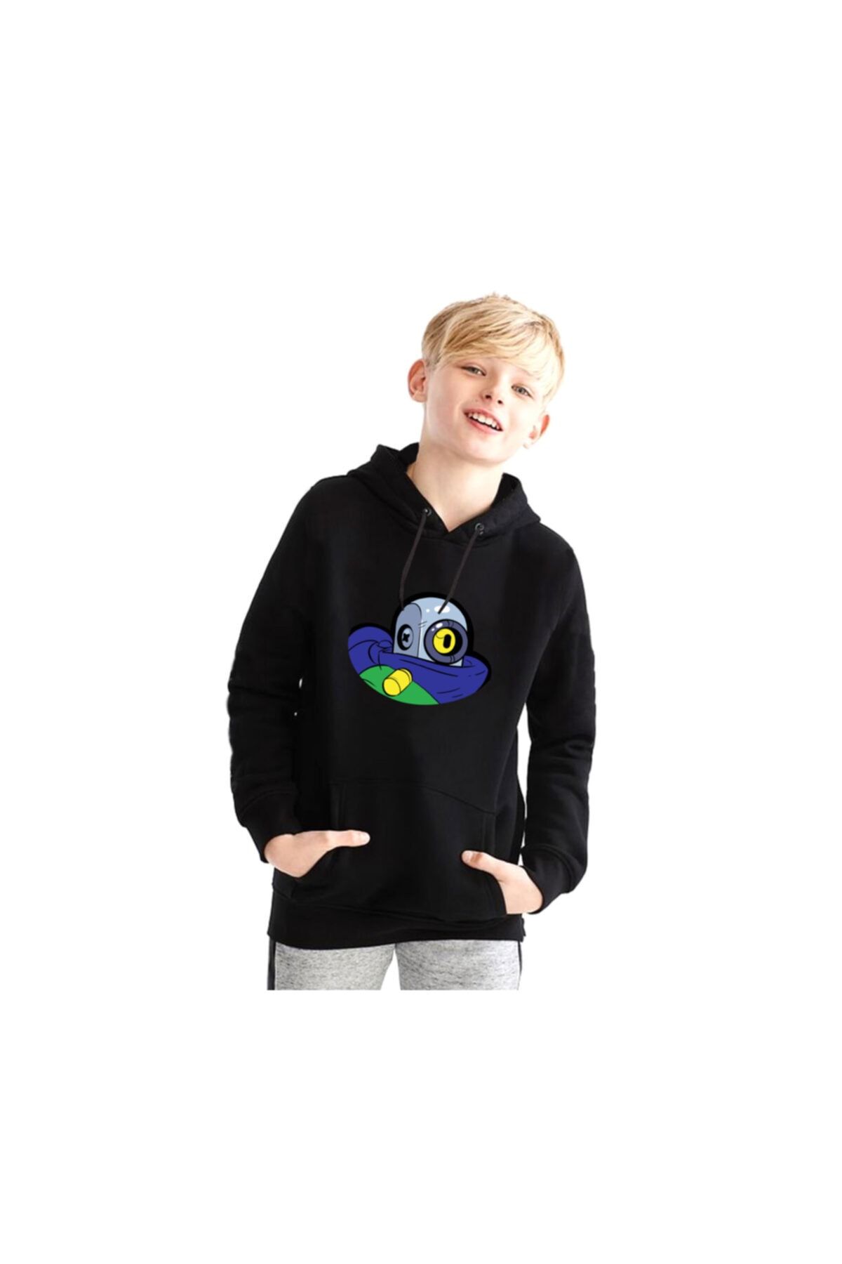 VectorWear Brawl Stars Hooded Sweatshirt Age 2 13 Trendyol