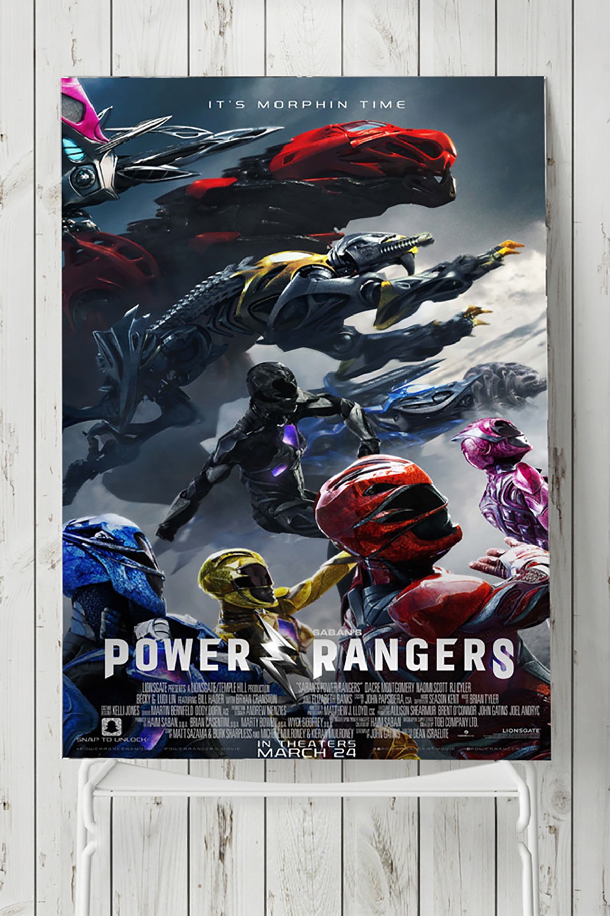 power rangers film afişi