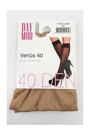 Kadın Ince Dizaltı Çorap Venüs 40 Denye (12 Adet) Ten (57) Std DM1211004_PNR12