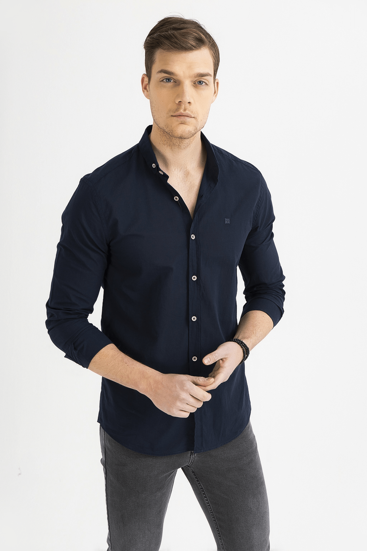 Avva Erkek Indigo Yandan Cepli Duz Slim Fit Pantolon A91b3556 Trendyol