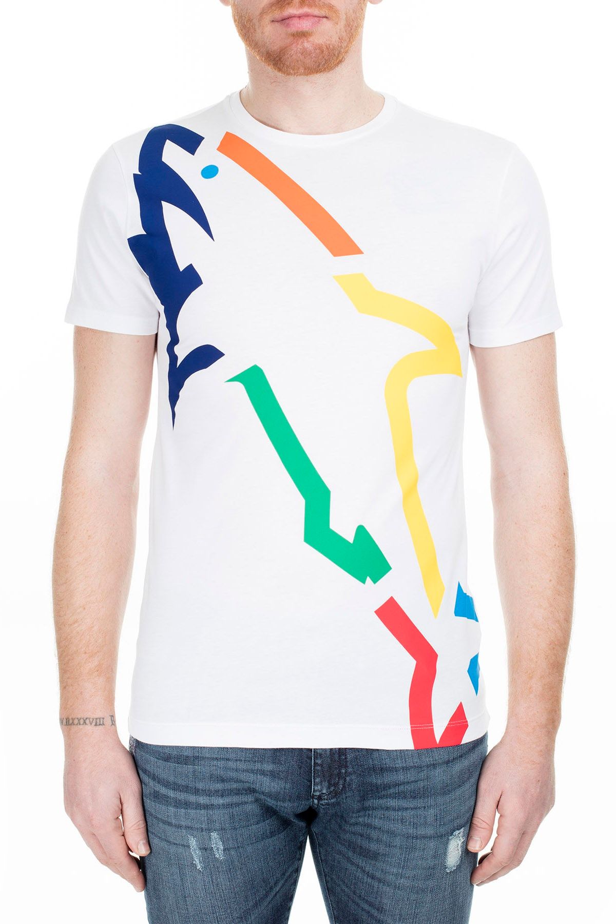 Paul Shark Paul Shark T Shirt Erkek T Shirt E18p1142sf 010 Trendyol