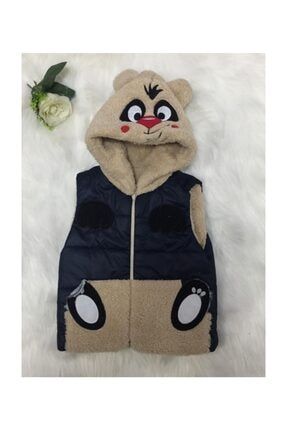 Sevimli Bebe Erkek Cocuk Ici Polar Kapsonlu Yelek Trendyol