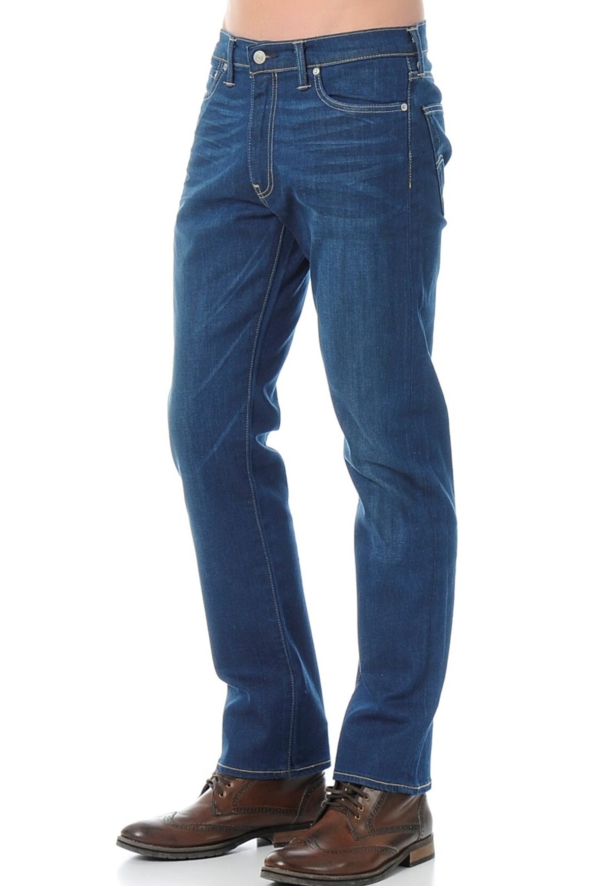 شلوار جین لیوایز مردانه جین آبی سرمه ای  رنگارنگ Straight/استریج فاق نرمال   Straight/استریج  | Levi's 08513-0168 UM - تصویر 4