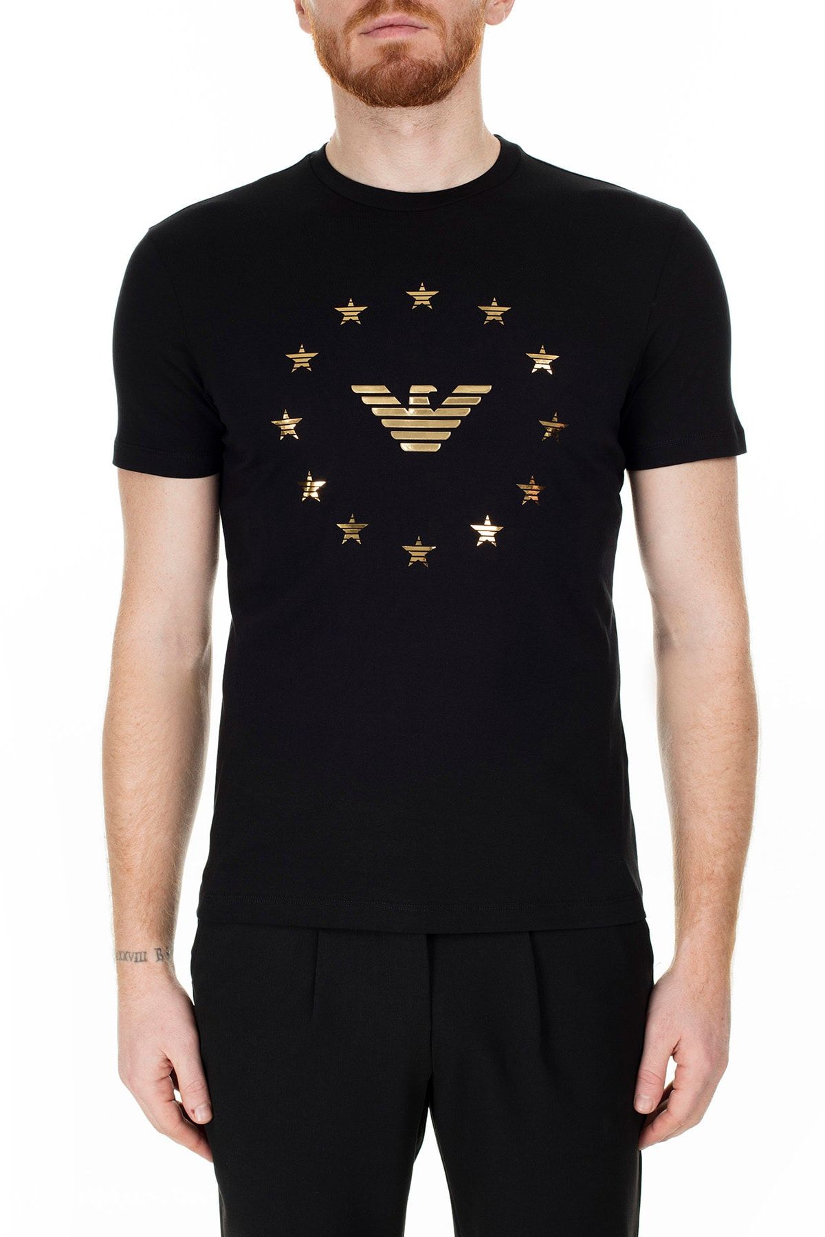 Emporio Armani Regular Fit T Shirt Erkek T Shirt 3h1t67 1j30z 0999 Trendyol