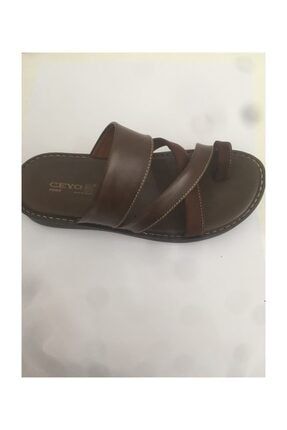 Celik Erkek Parmak Arasi Hakiki Deri Terlik Siyah 16fa Trendyol