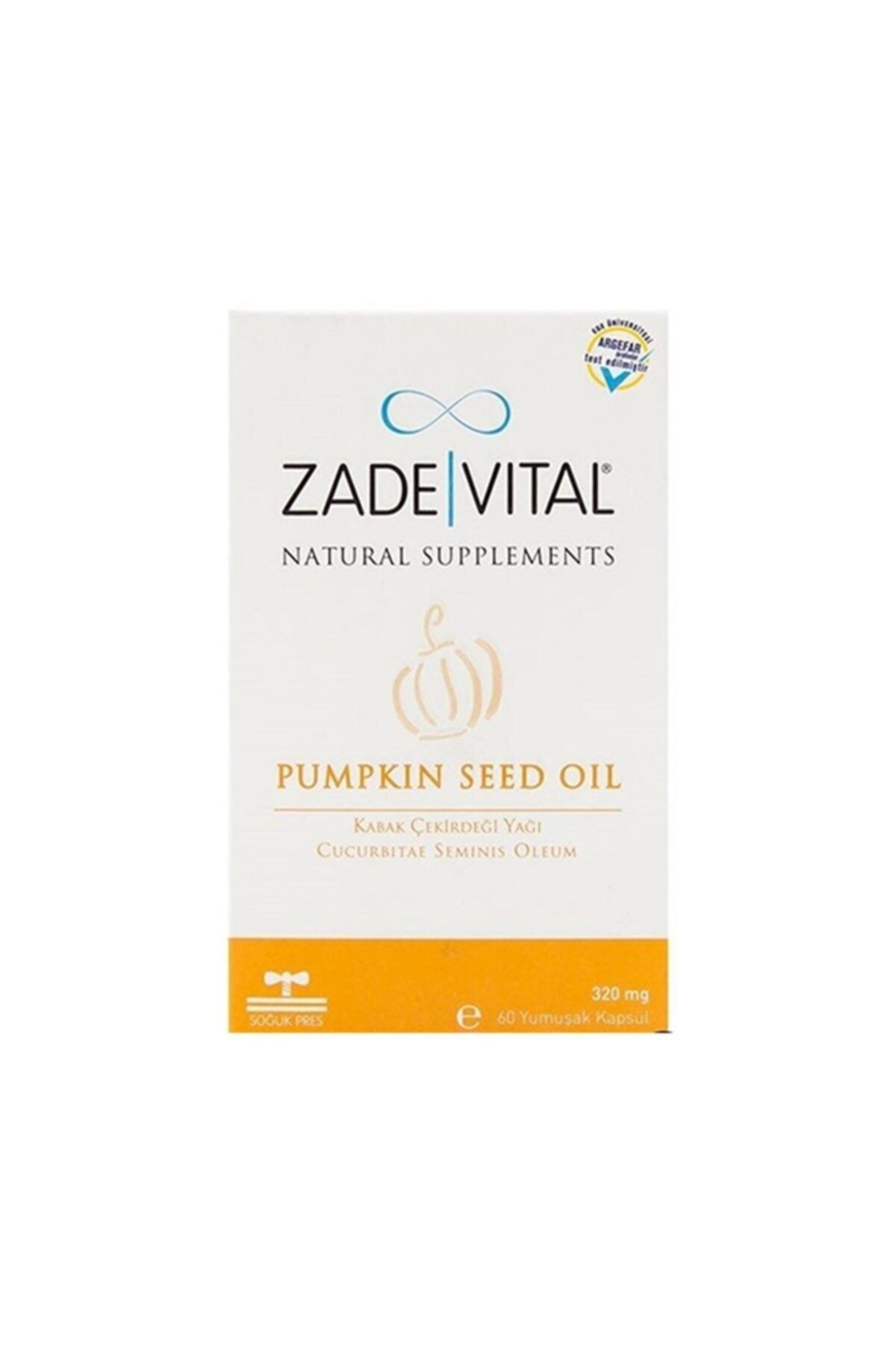 zade vital kabak cekirdegi yagi 320 mg
