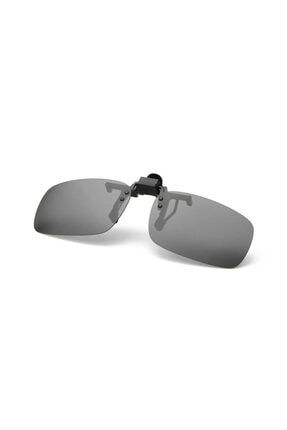 Antifar Güneş Gözlüğü Gözlük Klipsi Aç Kapa Mekanizmalı Uv400 Clip On Gözlük Modelleri Siyah Klips GözlükSiyah