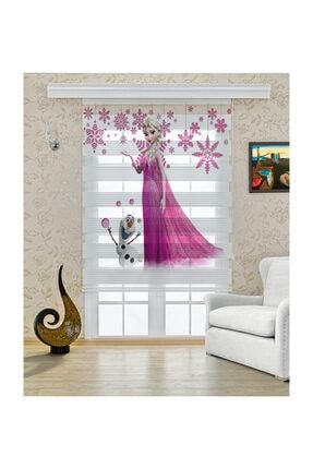 Perdecizade Frozen Elsa Baskili Cocuk Odasi Zebra Trendyol
