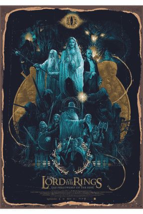 Lort Of The Rings Ahşap Rustik Poster 20x30 cm lordoftheringsposter.jpg