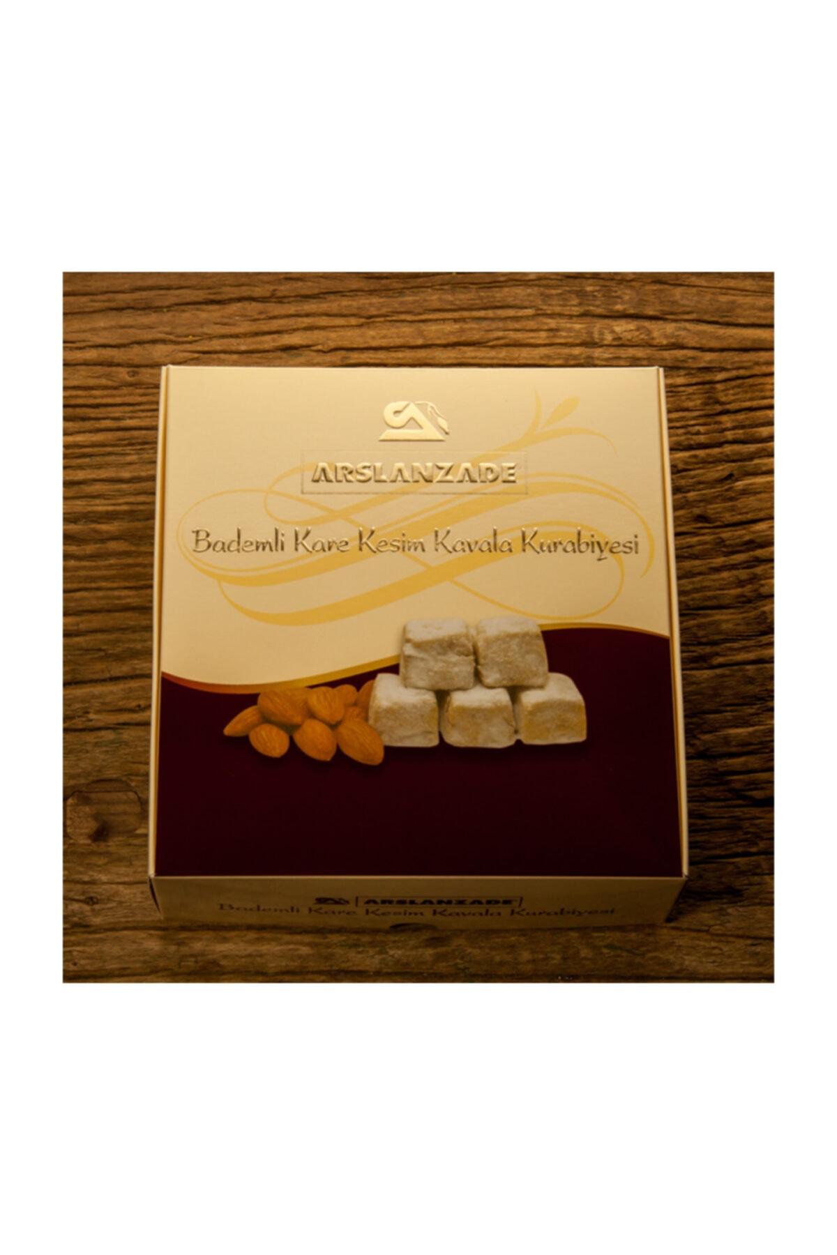 Arslanzade Kavala Kurabiyesi 970gr Kare Kesim