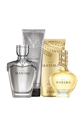 Maxima ve Maxime Kadın ve Erkek Parfümlü Kişisel Bakım Seti MPACK2006