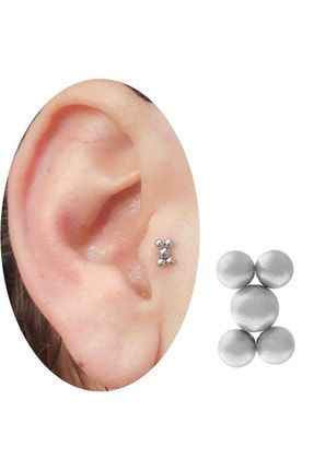 Cadinin Dukkani Cerrahi Celik Vida Kulak Kikirdak Piercing Trendyol