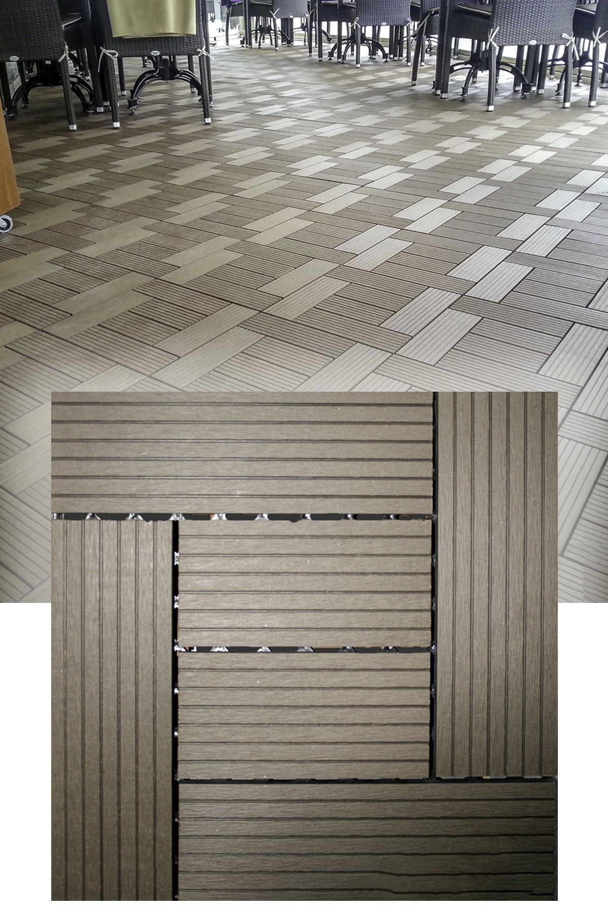 Decktropic Kompozit Plastik Ahsap Karisimi Suya Dayanikli 30x30cm Yer Karosu 1m2 11 Adet Fiyati Yorumlari Trendyol