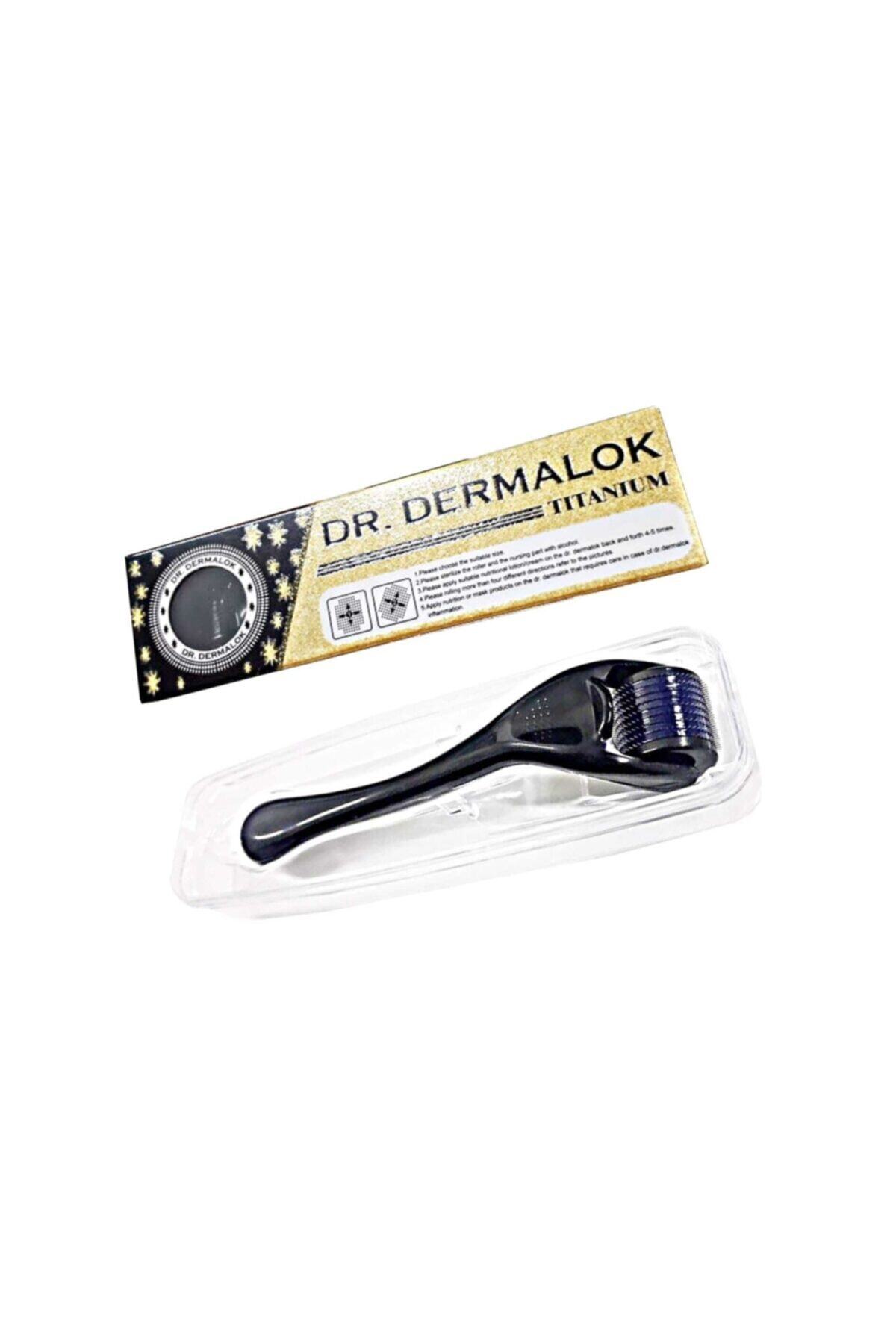 Dr.Dermalok 1.50mm Siyah Dermaroller 540 Iğneli Titanyum Masaj Aleti