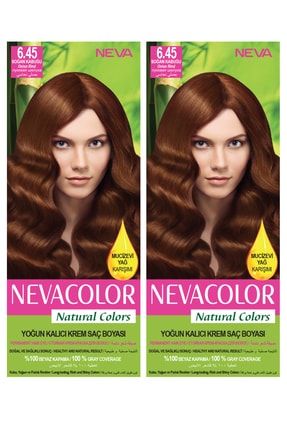 2’li Natural Colors 6.45 Soğan Kabuğu - Kalıcı Krem Saç Boyası Seti 8681655541774 2NC6-45