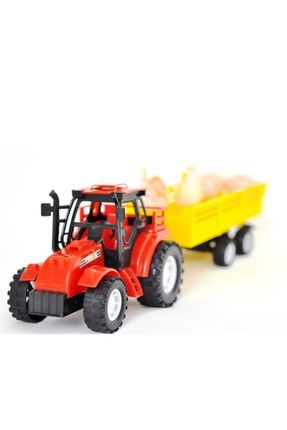 Kayyum Çiftlik Dünyası Tavuk Ve Yumurta Taşıyan Römorklu Traktör Drbk0133