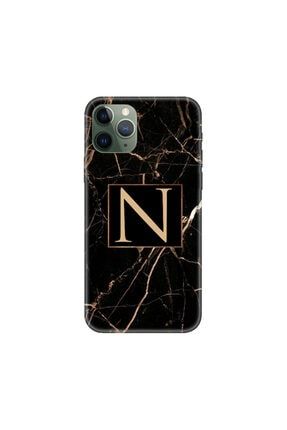 Mooodcase Iphone 11 Pro Max Siyah Mermer Desen K Harfli Telefon Kilifi Trendyol