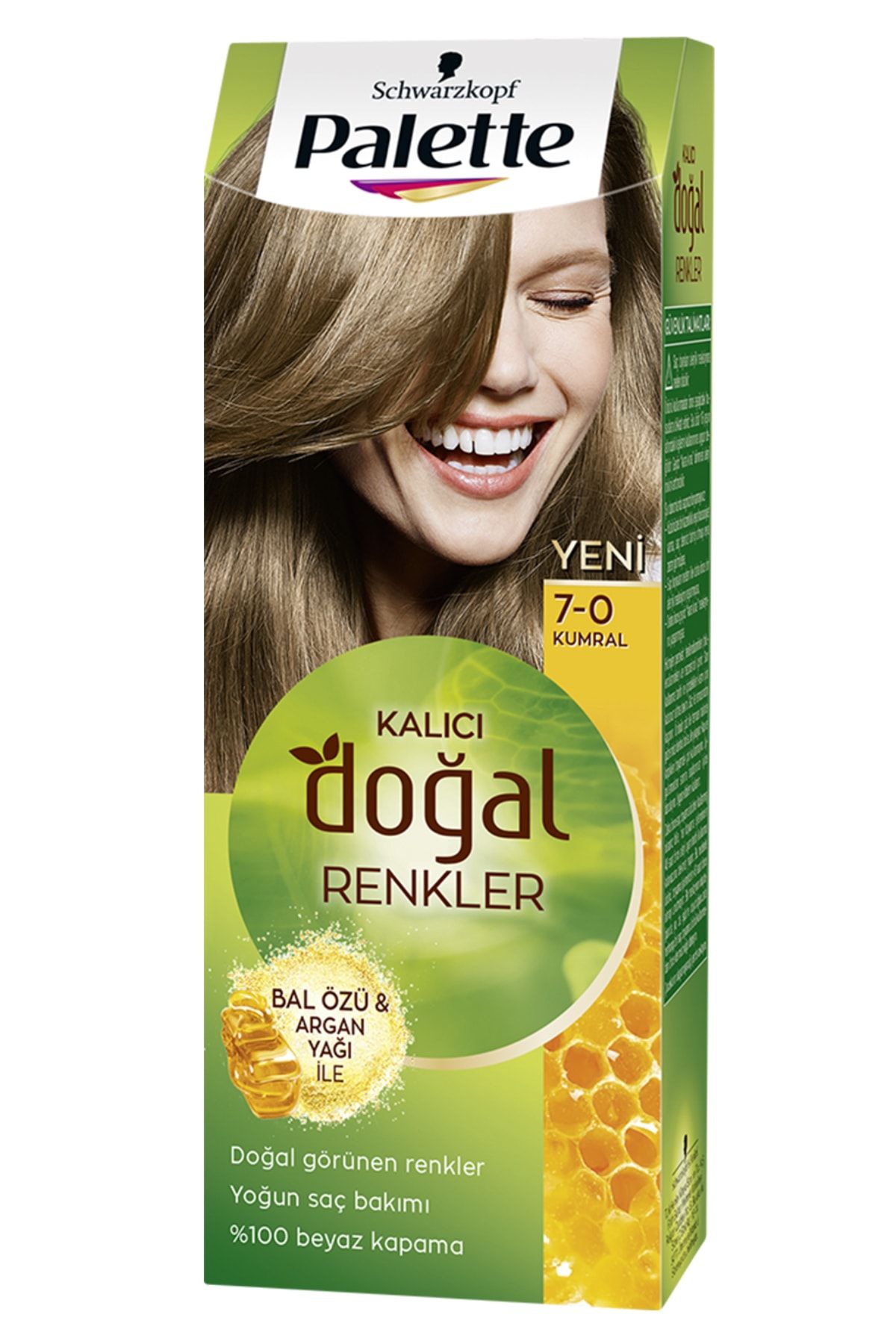 Schwarzkopf Palette Naturel 70 Bal Saç Boyası, Yağ Bakımlı, Kalıcı