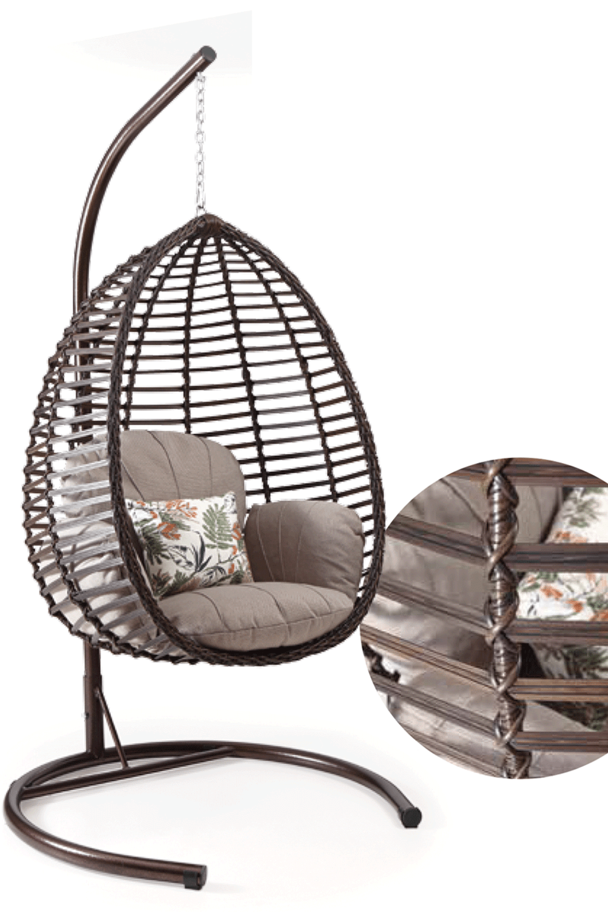 Capri Swing Gumbet Tekli Raddan Bahce Balkon Salincagi Trendyol