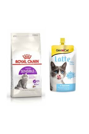 Sensible 33 Sindirim Hassasiyeti Kedi Kuru Mama 2 kg Gimcat Milk Latte Calcium Sıvı Kedi Sütü 200 ml GCYPL119