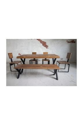 Masif Ağaç Mutfak Masası Takımı MMT8516AXA000