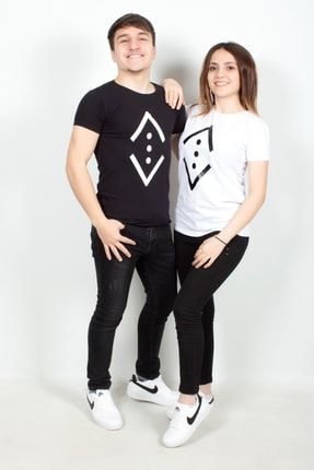 Nesrinden Erkek Cukur Baskili Siyah T Shirt Tst0175e3423 Trendyol