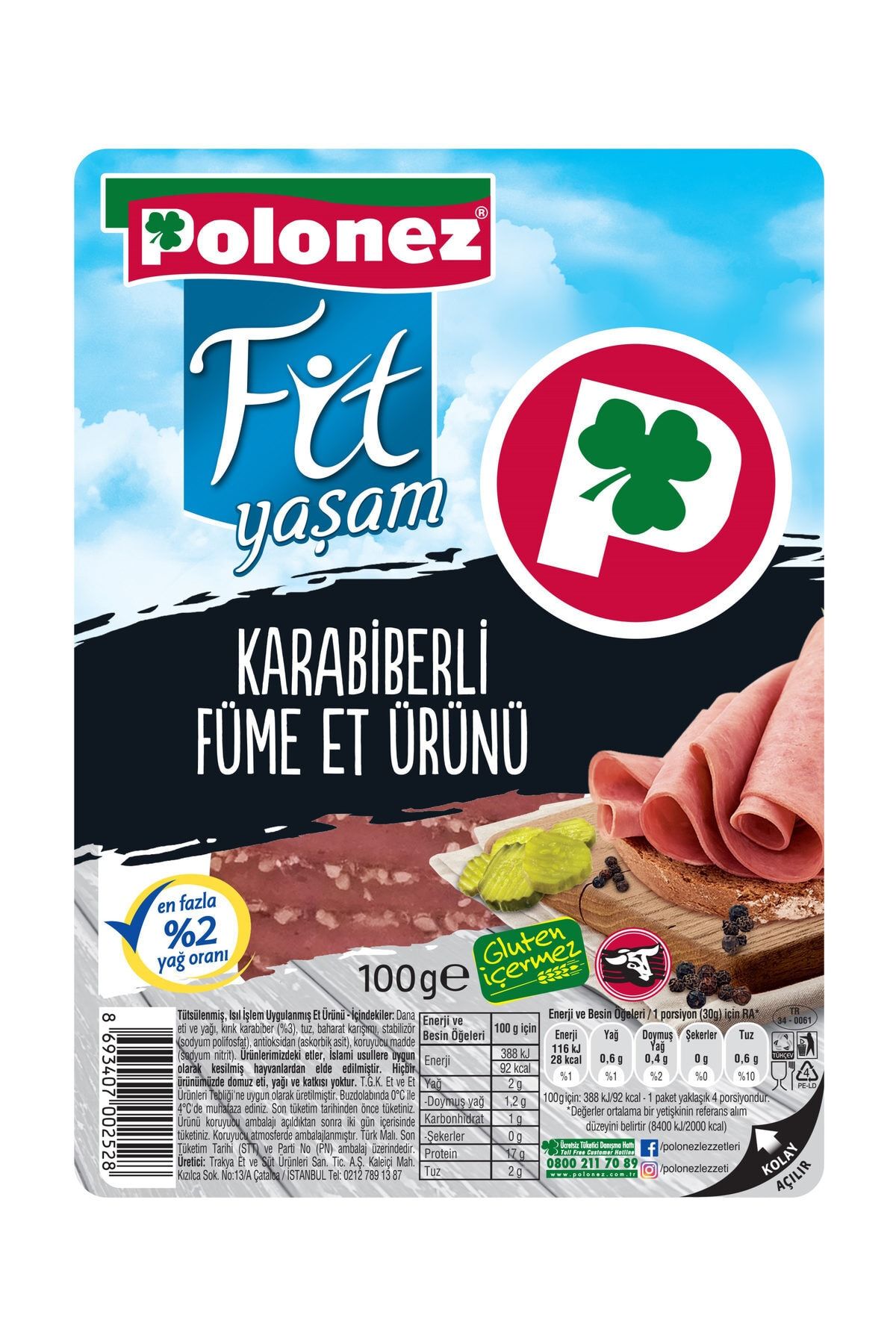 Polonez Karabiberli Füme Et Ürünü 100 G Fiyatları, Özellikleri ve