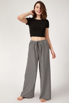 Runever Kadin Siyah Pijama Alti Trendyol