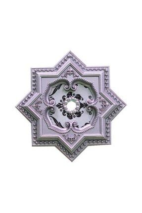 Decogold 60 Cm Yıldız Gümüş Saray Tavan Göbek 8662