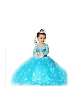 Bambam Frozen Elsa Kostum Karlar Ulkesi Kiz Cocuk Kostumu Trendyol