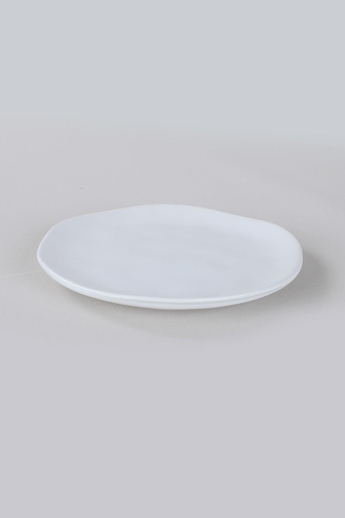 Keramika Mat Beyaz Organik Pasta Tabağı 20 Cm 6 Adet Fiyatı, Yorumları